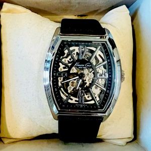 Kenneth Cole Men’s Automatic Watch, leather band